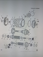 Simmerring Differenzialausgang - Seal Differential  Corvette C5 + C6  97-13